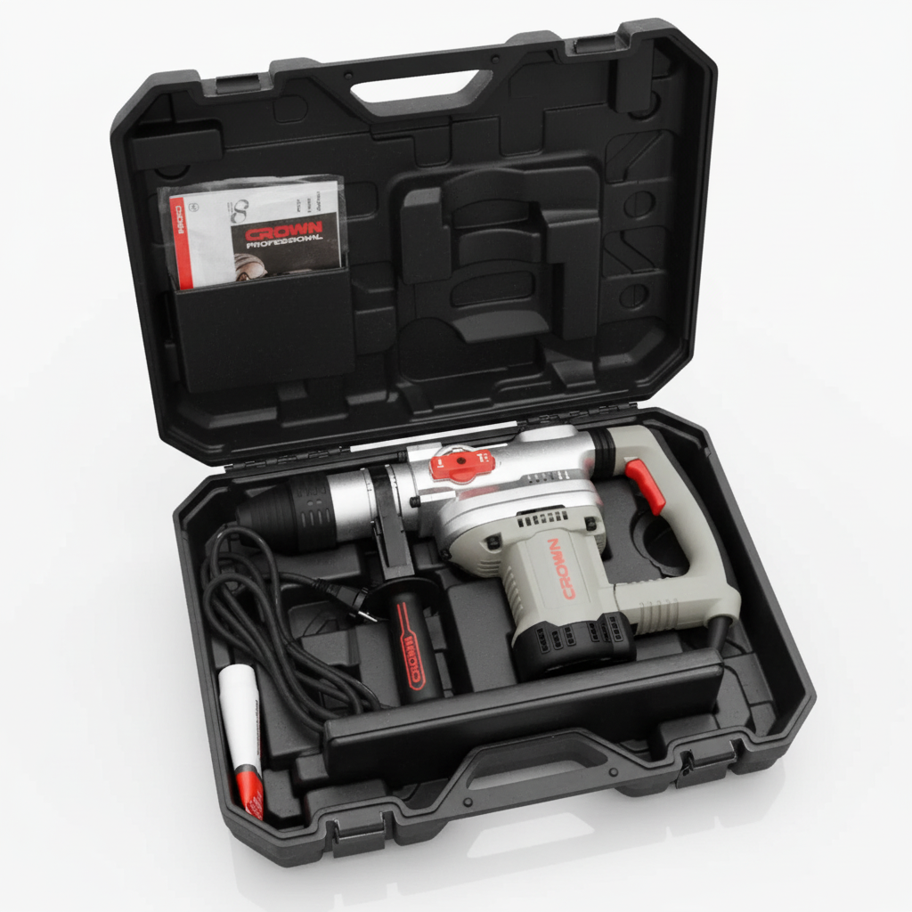 MARTEAU PERFORATEUR 12J 1450W 40MM CROWN | CT18232 مثقاب ثقب الصخور