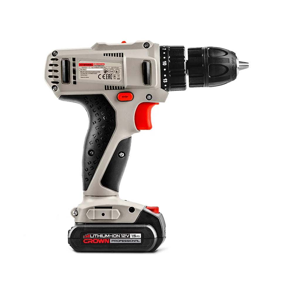 VISEUSSE PERCEUSE 14.4V 2 BATTERIE 1.5AH CROWN | CT21055LM-1.5 BMC أداة فك البراغي