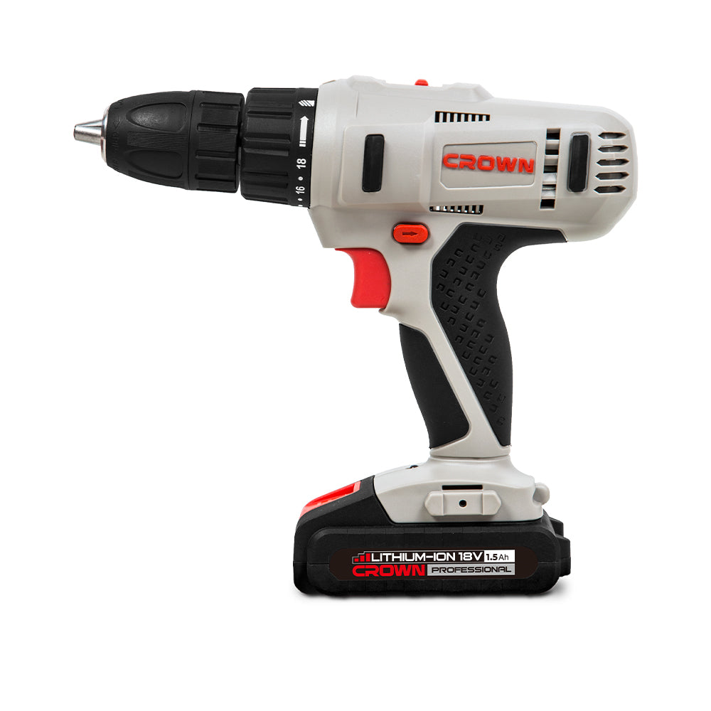 VISSEUSE PERCEUSE 18V 2 BATTERIE 1,5AH CROWN | CT21056LM-1.5 BMC أداة فك البراغي