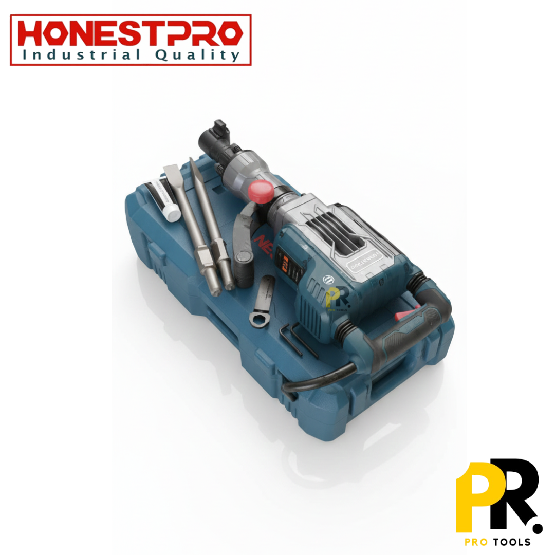 MARTEAU PIQUEUR ELECTRIQUE 1900W 75J HONESTPRO | YAE2490 المطرقة الكهربائية