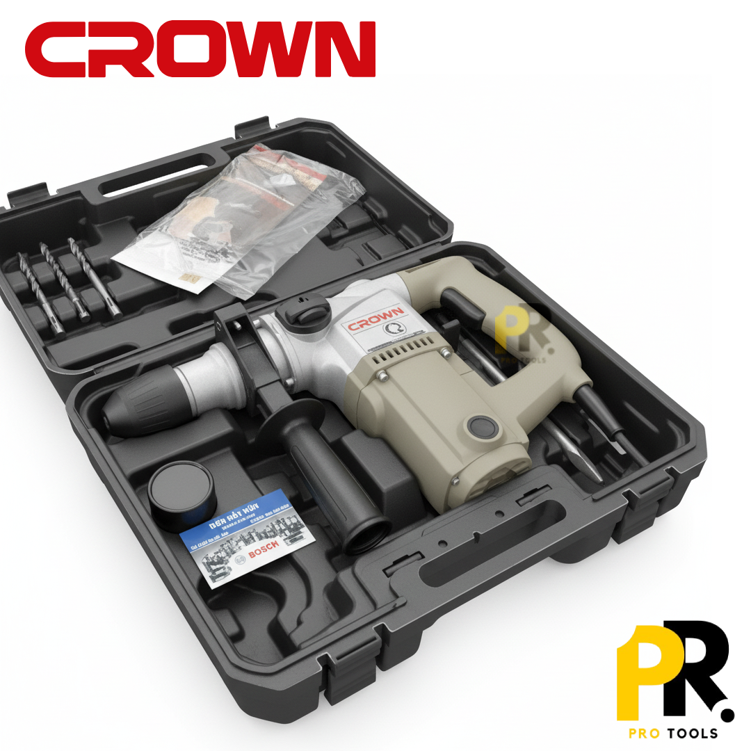 MARTEAU PERFORATEUR 1100W 26MM SDS PLUS CROWN | CT18101 مثقاب ثقب الصخور