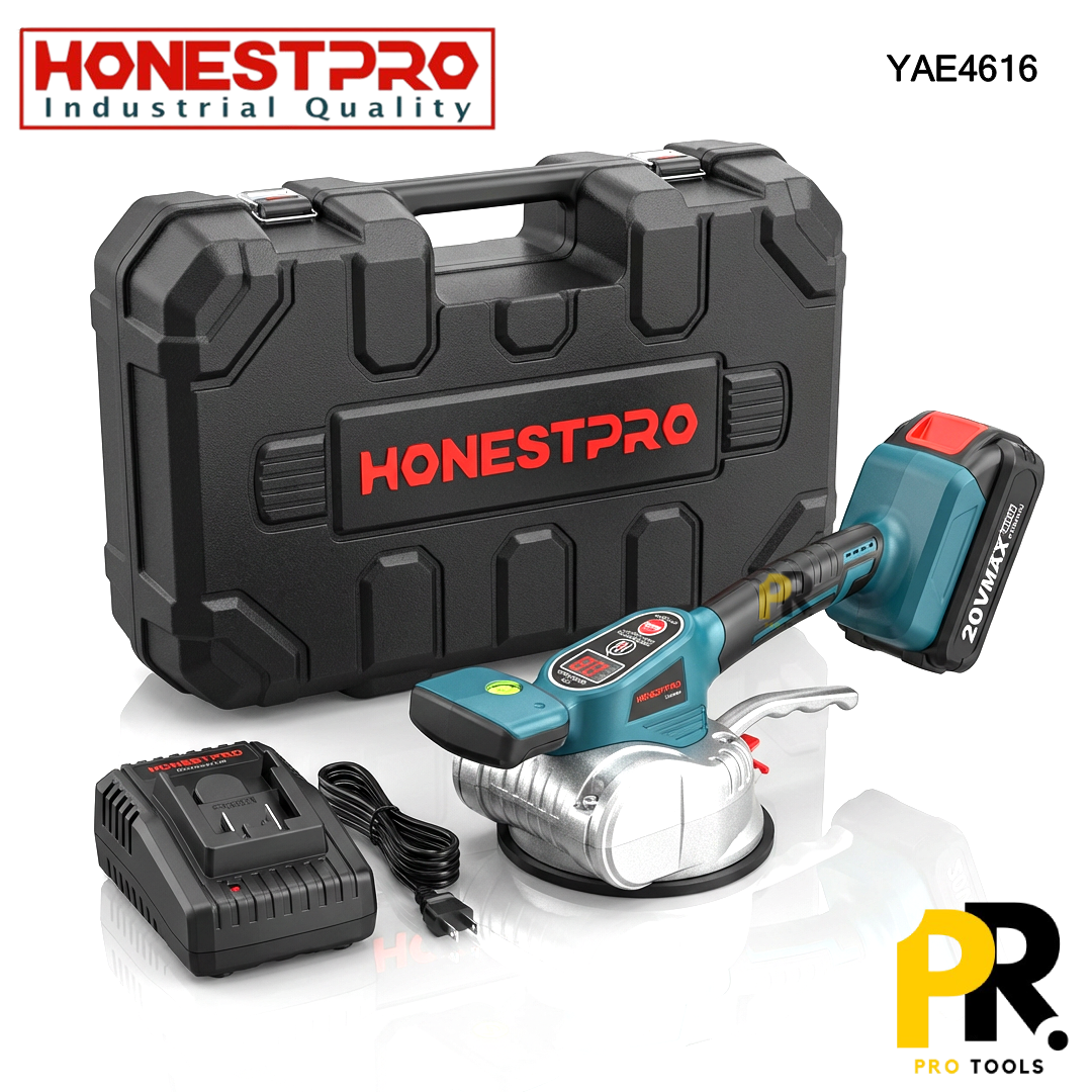 VENTOUSE VIBRANTE 130MM 50KG 20V 2.0AH HONESTPRO | YAE4616 الة وضع السيراميك بالاهتزاز