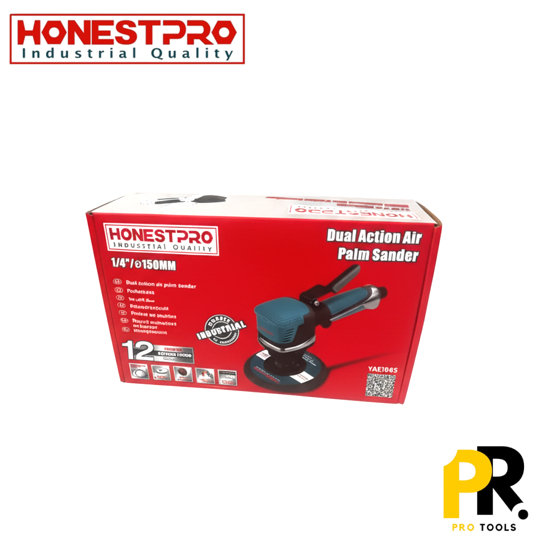 PONCEUSE POLISSEUSE PNEUMATIQUE ORBITALE 150MM HONESTPRO | YAE1065 صنفرة و تلميع