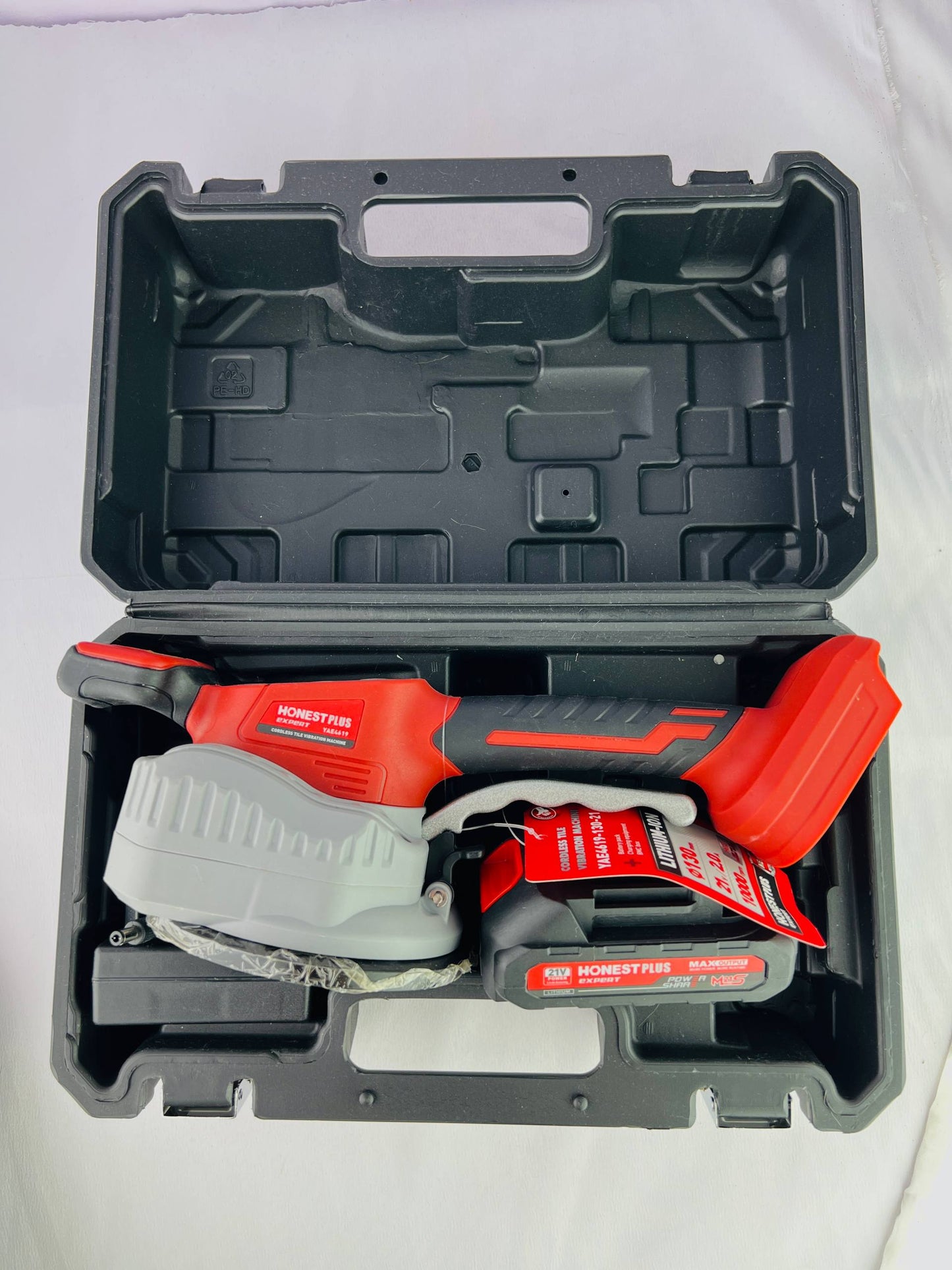 VENTOUSE VIBRANTE 130MM 60KG 21V 2.0AH HONESTPLUS | YAE4619 الة وضع السيراميك بالاهتزاز