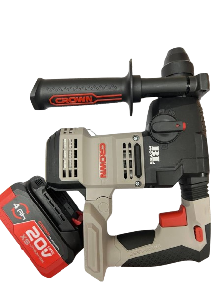 MARTEAU PERFORATEUR 20V 2.3J BRUSHLESS CROWN | CT28001XS مطرقة ثقب وحفر لاسلكية