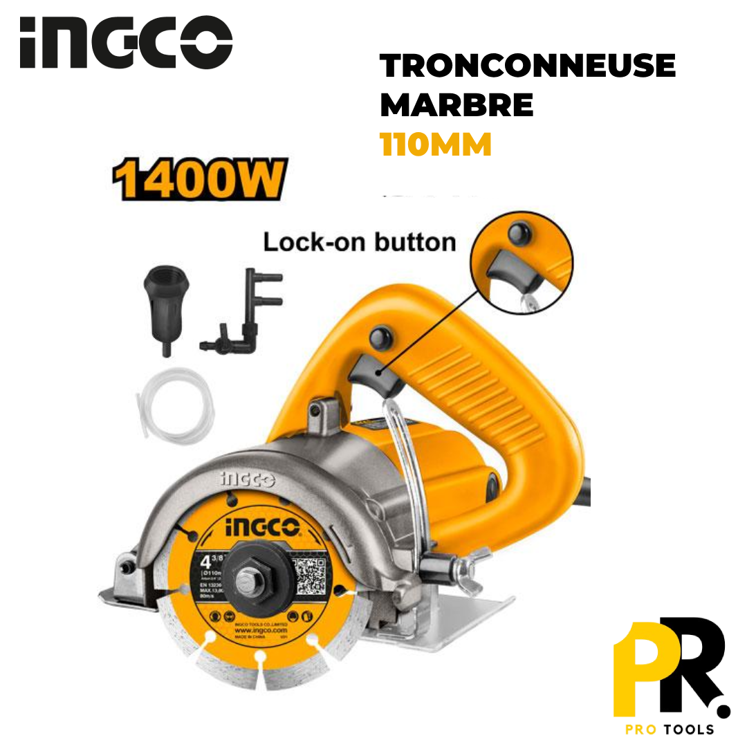 TRONCONNEUSE MARBRE 1400W 110MM INGCO| MC14008 منشار قطع الرخام