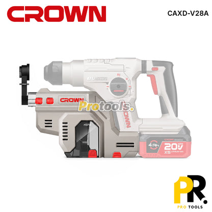 ASPIRATEUR DE POUSSIERE POUR MARTEAU PERFORATEUR CROWN [CAXD-V28A] مستخرج الغبار لمطرقة الحفر