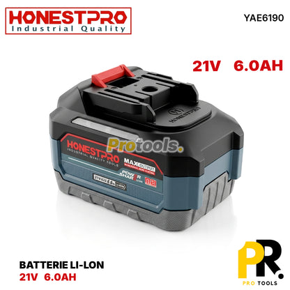 BATTERIE LI-LON 21V 6.0AH HONESTPRO [YAE6190] بطارية ليثيوم