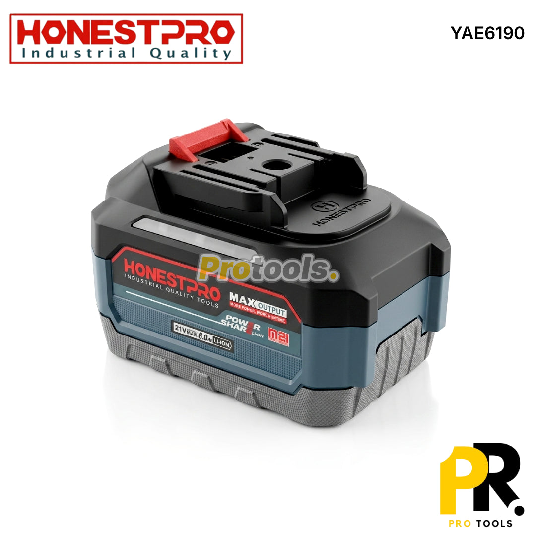 BATTERIE LI-LON 21V 6.0AH HONESTPRO [YAE6190] بطارية ليثيوم