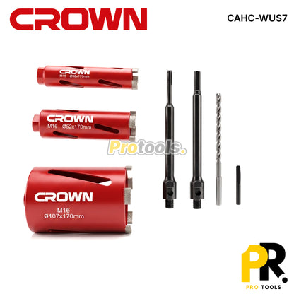 CAISSE COURONNE DIAMANT POUR PERCEUSE ET PERFORATEUR 07PCS CROWN [CAHC-WUS7] طقم  للحفر