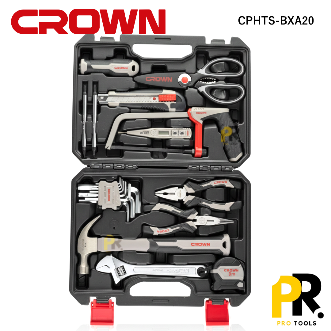 CAISSE OUTILS A MAIN 20PCS CROWN | CPHTS-BXA20 علبة أدوات