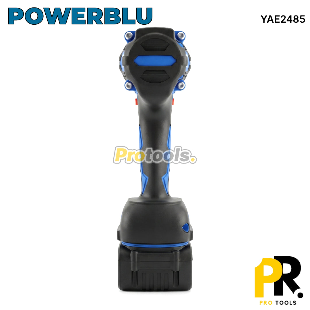 CLE A CHOC A BATTERIE 21V 4.0AH 600N.M BRUSHLESS POWERBLU | YAE2485 فتاح صدمات لاسلكي