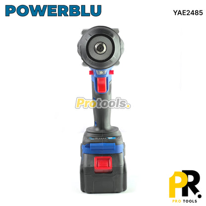 CLE A CHOC A BATTERIE 21V 4.0AH 600N.M BRUSHLESS POWERBLU | YAE2485 فتاح صدمات لاسلكي