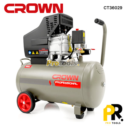 COMPRESSEUR AIR HUILE 2.0HP 50LT CROWN [CT36029] ضاغط هواء بالزيت