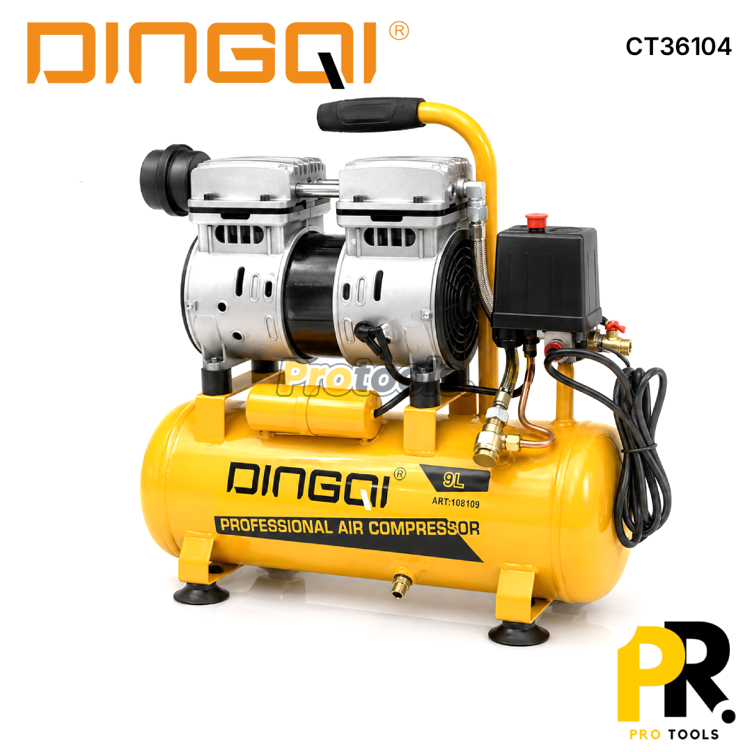 COMPRESSEUR SILENTIEUX 9LT 600W DINGQI | 108109 ضاغط هواء