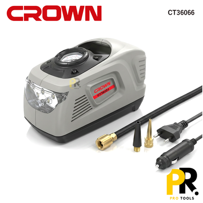 COMPRESSEUR AUTO 12V/220V 276W CROWN [CT36066] ميني كمبريسور