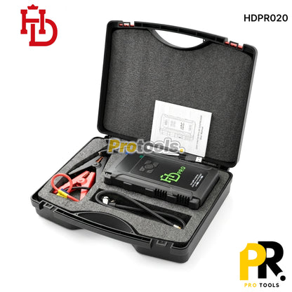 COMPRESSEUR AUTO AVEC BOOSTER BATTERIE 18000MAH HDPRO | HDPR020 جهاز نفخ متعدد الوظائف