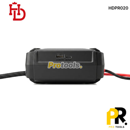 COMPRESSEUR AUTO AVEC BOOSTER BATTERIE 18000MAH HDPRO | HDPR020 جهاز نفخ متعدد الوظائف