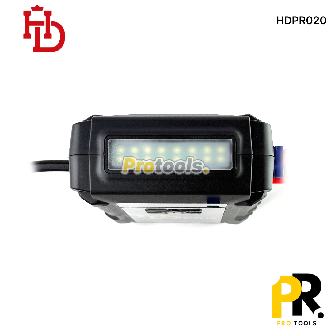 COMPRESSEUR AUTO AVEC BOOSTER BATTERIE 18000MAH HDPRO | HDPR020 جهاز نفخ متعدد الوظائف