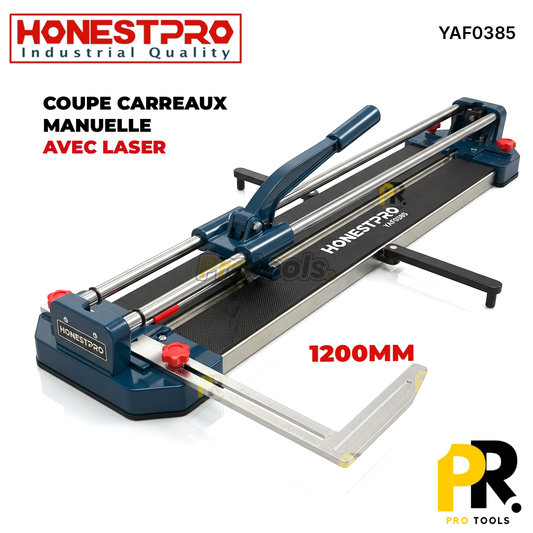COUPE CARREAUX MANUELLE 1200MM AVEC LASER HONESTPRO [YAF0385] آلة قطع البلاط اليدوية