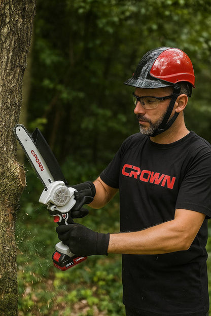 MINI SCIE A CHAINE 8'POUCE 20CM 20V 2.0AH BRUSHLESS CROWN | CT29023XS-2 BMC منشار خشب بطارية