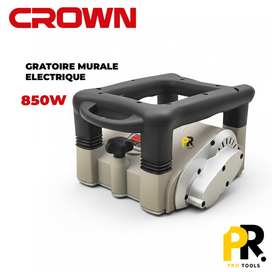 GRATOIRE MURALE ELECTRIQUE 850W 15CM 1-4MM CROWN | CT13715 جهاز كاشط الجدران