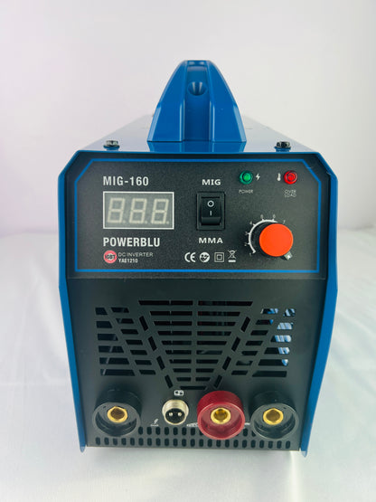 POSTE SOUDURE 160A 220V MIG MMA POWERBLU | YAE1210  جهاز التلحيم الاحترافي