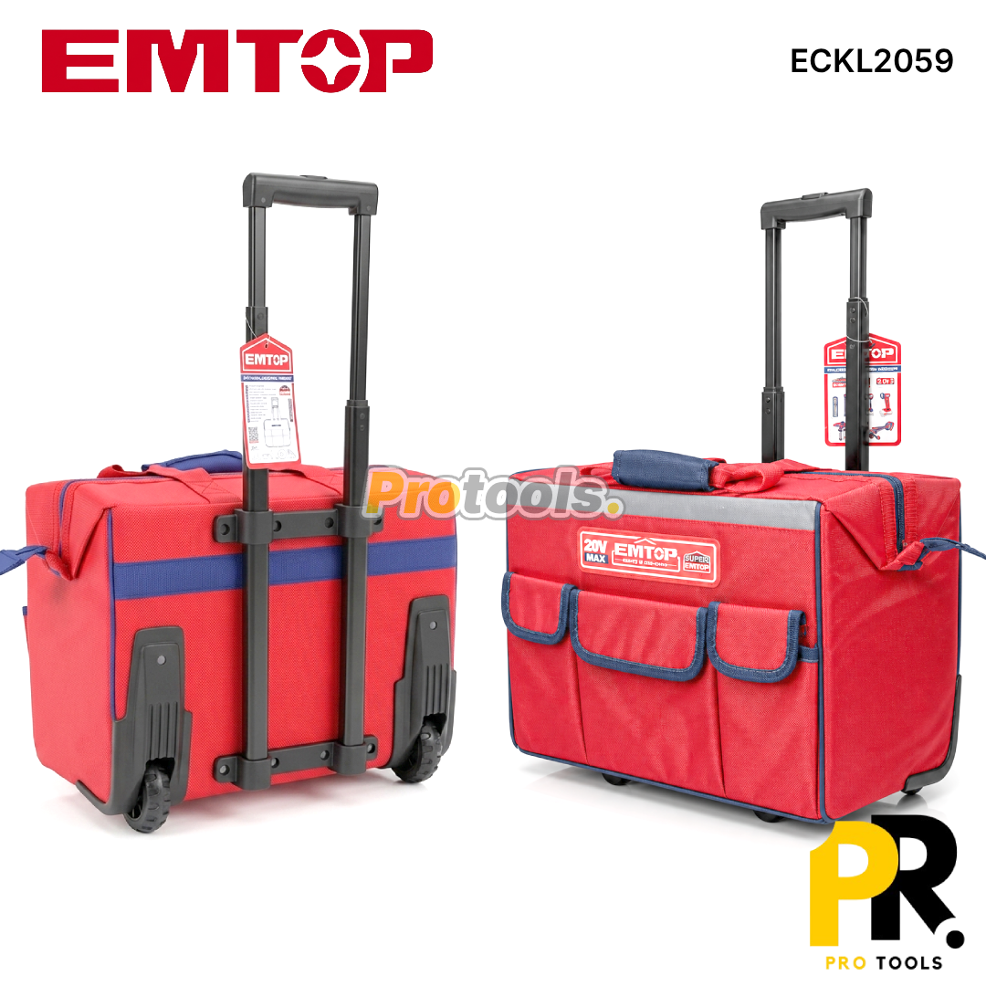 KIT 5PCS IN 1 A BATTERIE 20V 4.0AH BRUSHLESS EMTOP [ECKL2059] طقم أدوات اللاسلكي