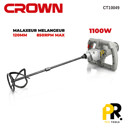 MALAXEUR MELANGEUR 120MM 1100W CROWN | CT10049 خلاط كهربائي