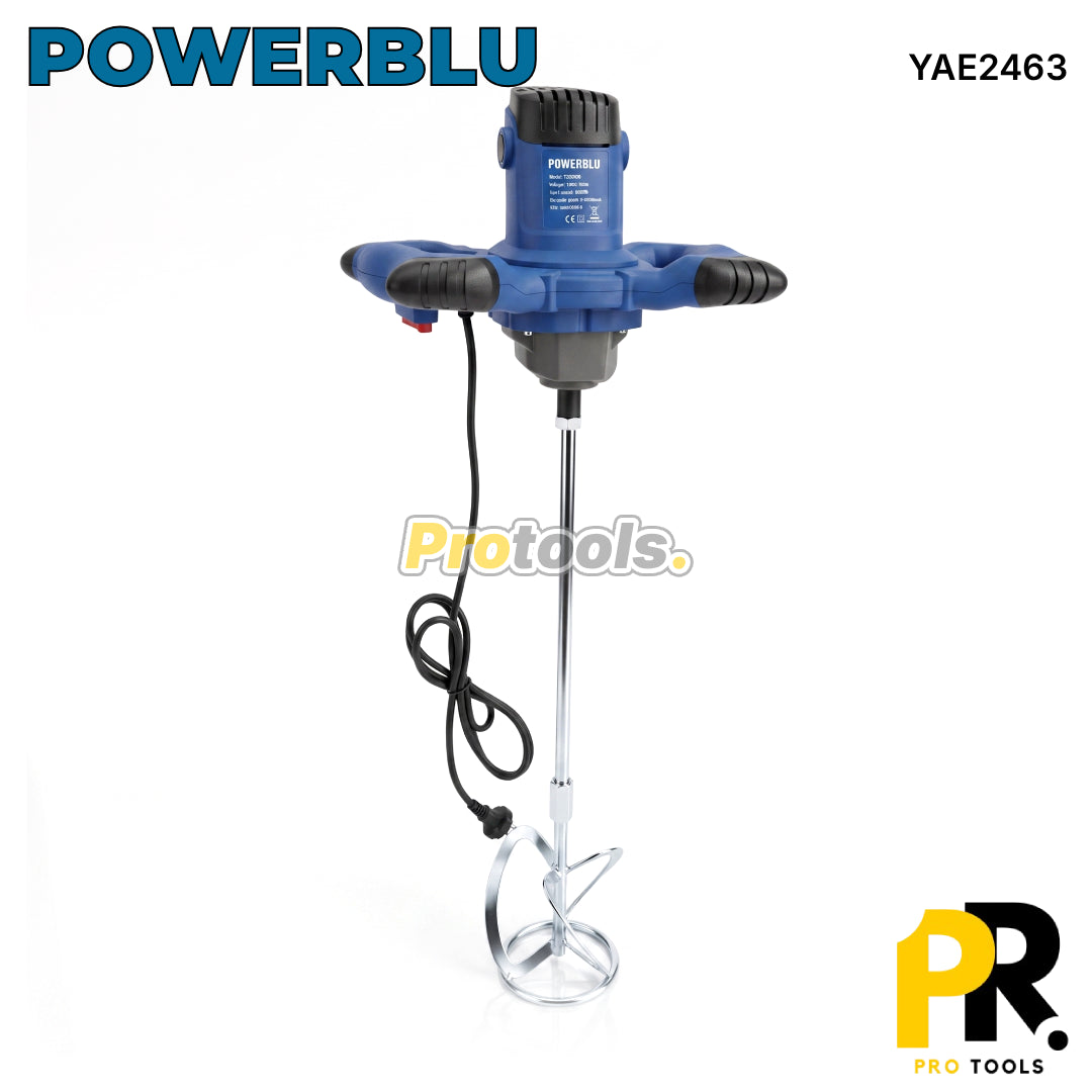 MALAXEUR MELANGEUR ELECTRIQUE 1200W 600MM POWERBLU [YAE2463] خلاط كهربائي