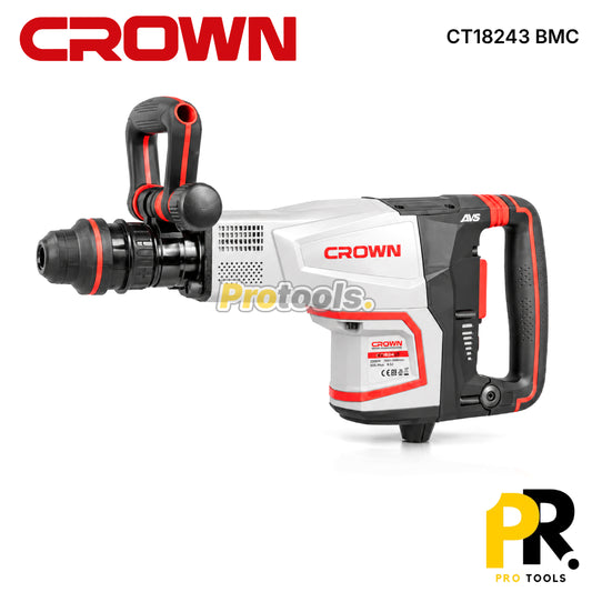 MARTEAU PIQUEUR ELECTRIQUE 1350W SDS-MAX BRUSHLESS CROWN [CT18243] مطرقة التكسير