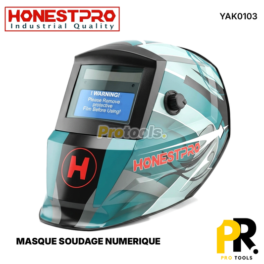 MASQUE SOUDAGE NUMERIQUE HONESTPRO [YAK0103] قناع تلحيم