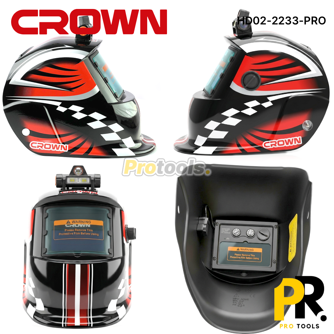 MASQUE SOUDAGE NUMERIQUE CROWN | HD02-2233-PRO قناع تلحيم