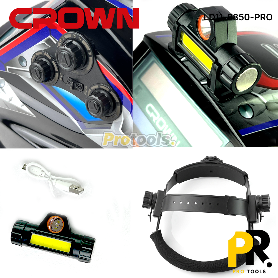 MASQUE SOUDAGE NUMERIQUE CROWN | LD11-8850-PRO قناع تلحيم