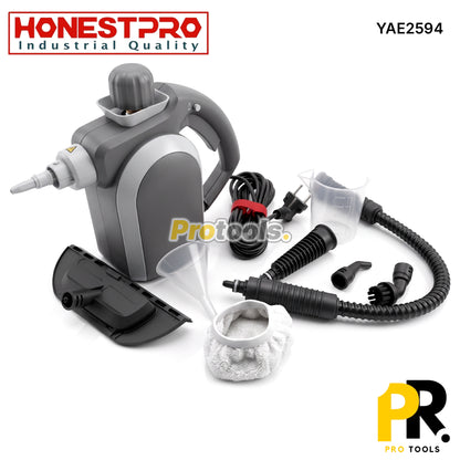 NETTOYEUR A VAPEUR A MAIN 1000W 3BAR HONESTPRO [YAE2594] جهاز تنظيف بالبخار كهربائي