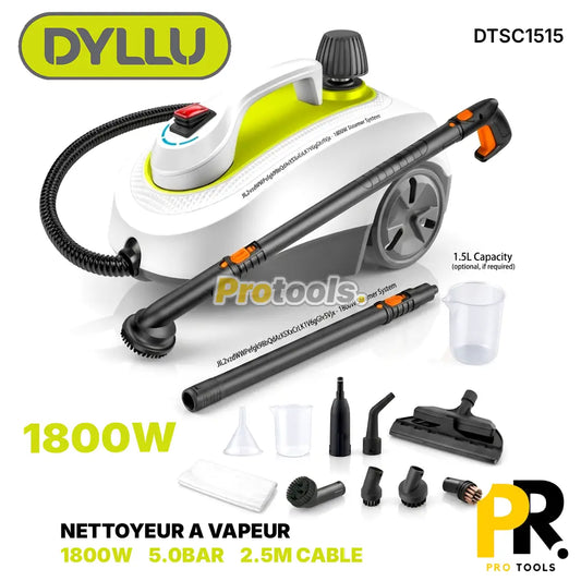 NETTOYEUR A VAPEUR ELECTRIQUE 1.5L 1800W DYLLU [DTSC1515]  منظف بالبخار