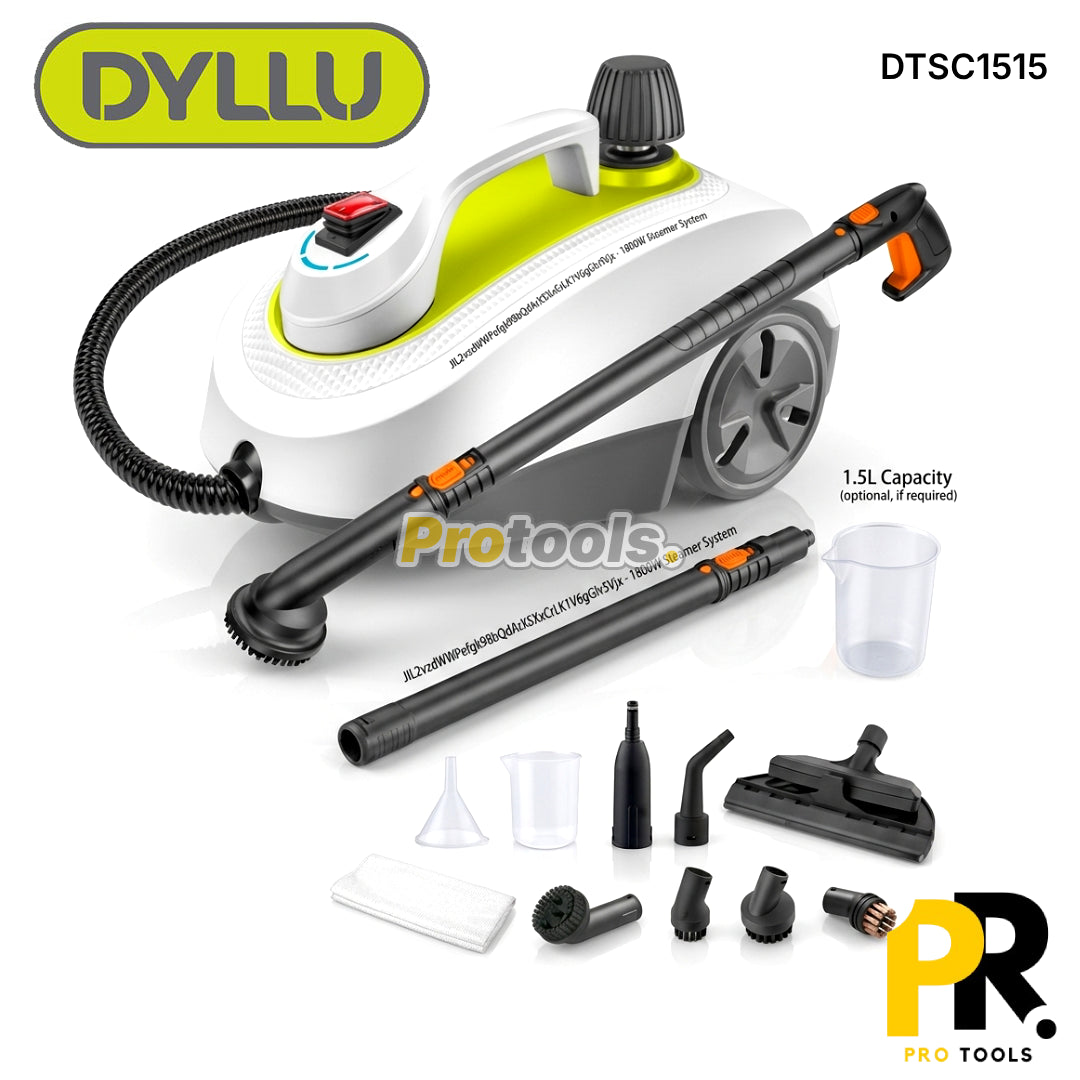NETTOYEUR A VAPEUR ELECTRIQUE 1.5L 1800W DYLLU [DTSC1515]  منظف بالبخار