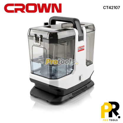 NETTOYEUR A VAPEUR INJECTEUR EXTRACTEUR /ASPIRATEUR EAU ET POUSSIERE 1200W/600W CROWN[CT42107]  منظف بالبخار + شفط + حقن واستخراج