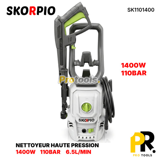 NETTOYEUR HAUTE PRESSION 110BAR 1400W SKORPIO [SK1101400] آلة غسيل بالضغط العالي