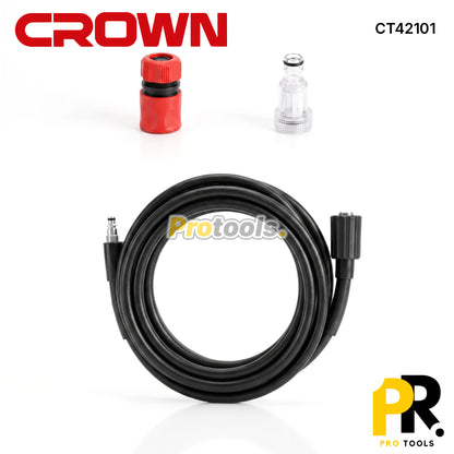NETTOYEUR HAUTE PRESSION 1500W 120BAR CROWN [CT42101] جهاز التنظيف بالضغط العالي