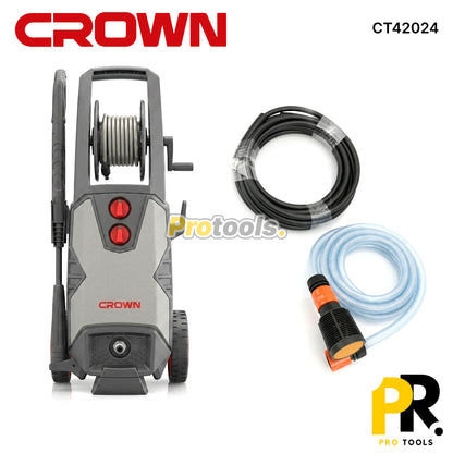 NETTOYEUR HAUTE PRESSION 150BAR 2000W CROWN [CT42024] جهاز التنظيف بالضغط العالي