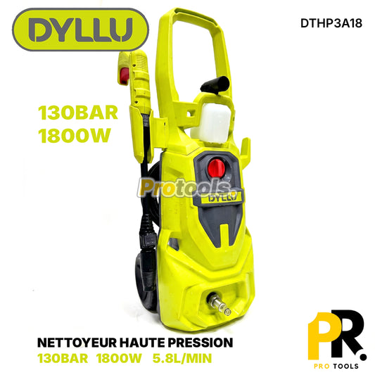 NETTOYEUR HAUTE PRESSION 1800W 130BAR 5.8L/MIN DYLLU [DTHP3A18] جهاز التنظيف بالضغط العالي