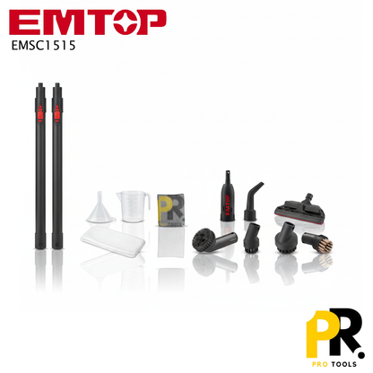 NETTOYEUR A VAPEUR 05BARS 1.5L 1800W EMTOP [EMSC1515] منظف بالبخار