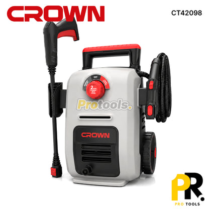 NETTOYEUR HAUTE PRESSION 2EN1 150BAR 1800W AVEC VAPEUR 1500W CROWN [CT42098] منظف ضغط عالي 2 في 1