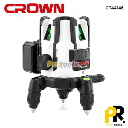 NIVAEU LASER 5LIGNES 30M AVEC TRIPIED CROWN [CT44146] ميزان ليزر