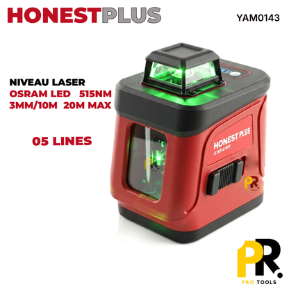 NIVEAU LASER 5 LINES 20M HONESTPLUS | YAM0143  المستوى الليزري
