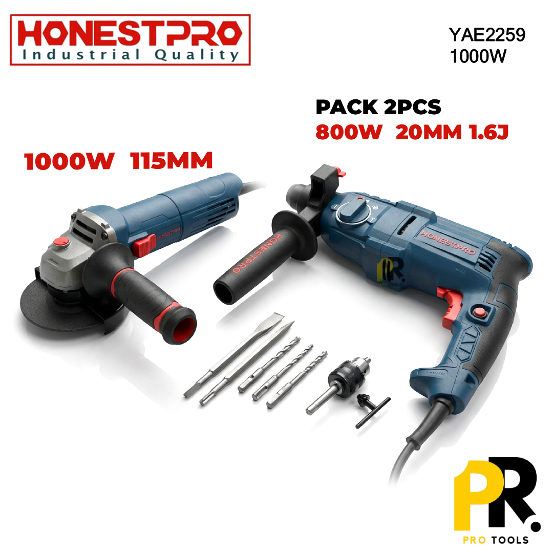 PACK 2PCS ELECTRIQUE HONESTPRO | HPR2PCSE باك متعدد الاستخدامات