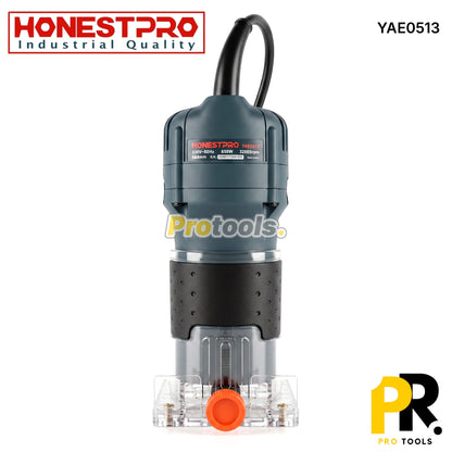 PAUMELLEUSE ELECTRIQUE 6MM 8MM 650W HONESTPRO [YAE0513] آلة حفر مفاصل الأبواب