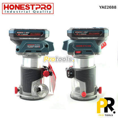 PAUMELLEUSE A BATTERIE 21V 2.0AH 6.0MM-8.0MM BRUSHLESS HONESTPRO | YAE2688 آلة حفر مفاصل الأبواب