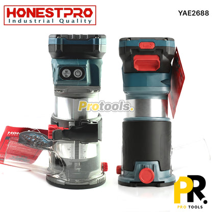 PAUMELLEUSE A BATTERIE 21V 2.0AH 6.0MM-8.0MM BRUSHLESS HONESTPRO | YAE2688 آلة حفر مفاصل الأبواب